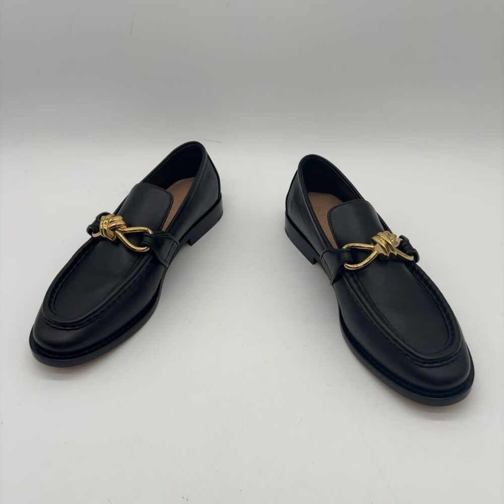 Bottega Veneta Women Knot Leather Loafers